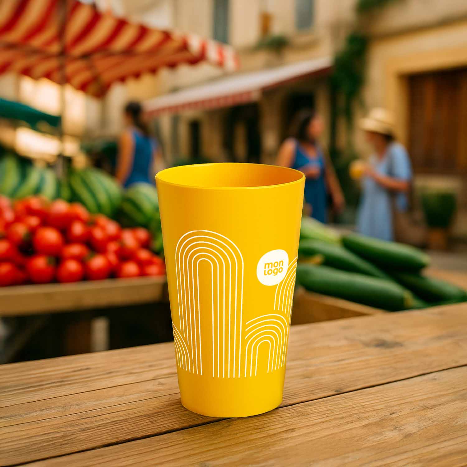 GOBELET PERSONNALISÉ RÉUTILISABLE 'CUP' 30 CL