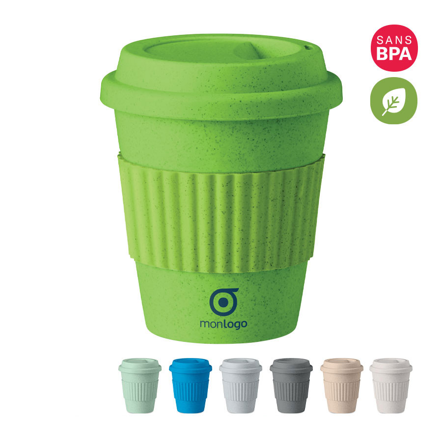 GOBELET PERSONNALISÉ EN FIBRE DE BAMBOU 'GOBOU'