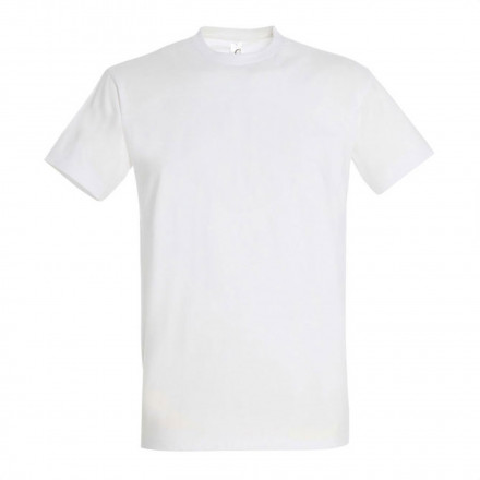TEE SHIRT PUBLICITAIRE 'IMPERIAL' HOMME BLANC 190 GR/M²