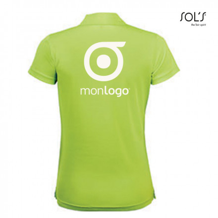 POLO RESPIRANT FEMME 'PERFORMER' 180 GR/M²