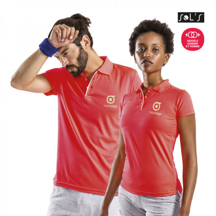 POLO RESPIRANT FEMME 'PERFORMER' 180 GR/M²