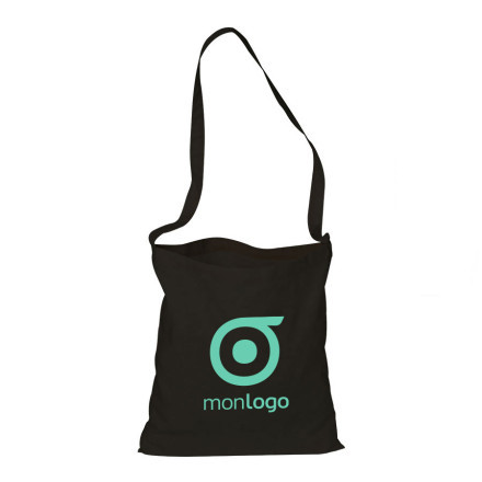 TOTE BAG PUBLICITAIRE BANDOULIÈRE 'PUERTO' NOIR