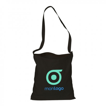 TOTE BAG PUBLICITAIRE BANDOULIÈRE 'PUERTO' NOIR