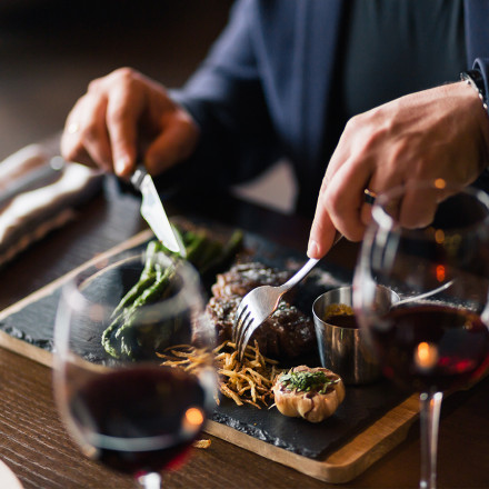 COFFRET PUBLICITAIRE DE 6 COUTEAUX EN MÉTAL LAGUIOLE® 'TARTAS'