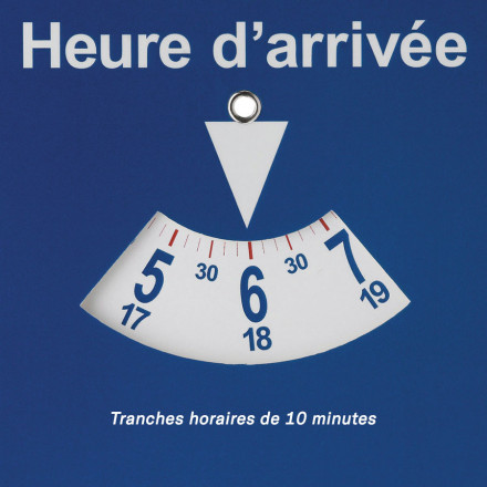 DISQUE DE STATIONNEMENT NF PERSONNALISÉ 'APARKA'