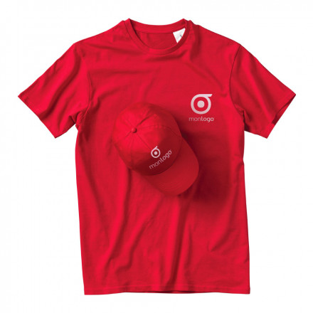 TEE SHIRT PUBLICITAIRE MIXTE COULEUR 'MARTI'