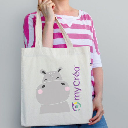 TOTE BAG PERSONNALISABLE EN COTON NATUREL 145 G/M² 'FRENCHBAG'