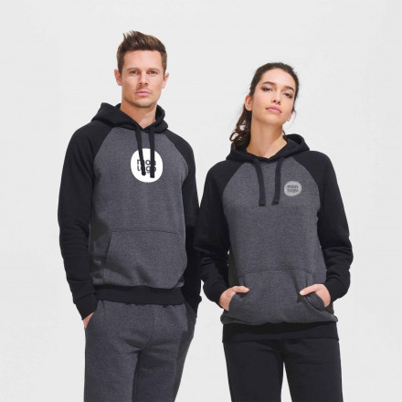 SWEAT SHIRT MIXTE BICOLORE A PERSONNALISER 'SEATTLE'