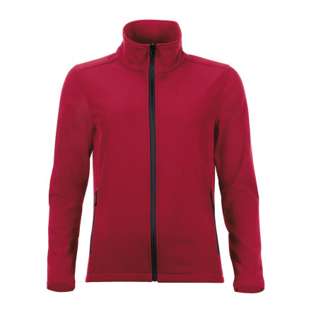 VESTE SOFTSHELL PERSONNALISÉE FEMME 'RACE' 280 GR/M² - rouge