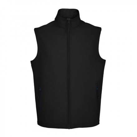 BODYWARMER SOFTSHELL HOMME PROMOTIONNEL 'RACE BW' - noir