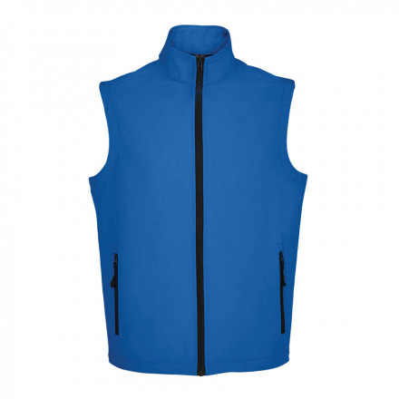 BODYWARMER SOFTSHELL HOMME PROMOTIONNEL 'RACE BW' - bleu royal