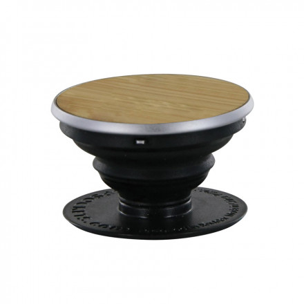 SUPPORT PUBLICITAIRE POUR TÉLÉPHONE POPSOCKETS® 'POPGRIP' - FINITION BAMBOU - bambou