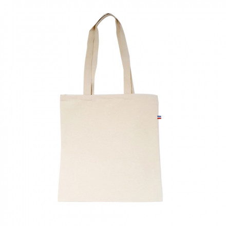 TOTE BAG PERSONNALISABLE EN COTON NATUREL 145 G/M² 'FRENCHBAG' - naturel