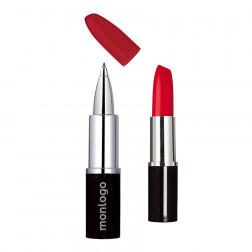 STYLO PUBLICITAIRE EN FORME DE ROUGE À LÈVRES 'LIPSTICK'