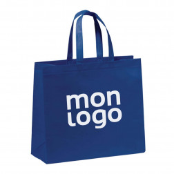 CABAS PUBLICITAIRE ANSES LONGUES 'VILLA' 40X35X16 CM 105 GR/M²