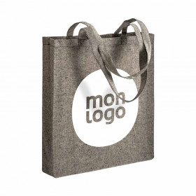 TOTE BAG PUBLICITAIRE À SOUFFLET EN COTON RECYCLÉ 'BOQUITA'