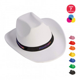 CHAPEAU PUBLICITAIRE STYLE COWBOY 'DELRIO'