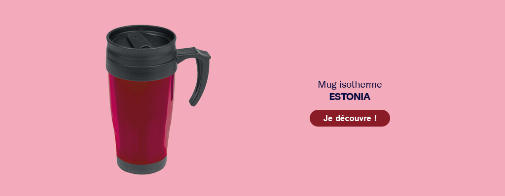 Mug isotherme personnalisé 'Estonia'