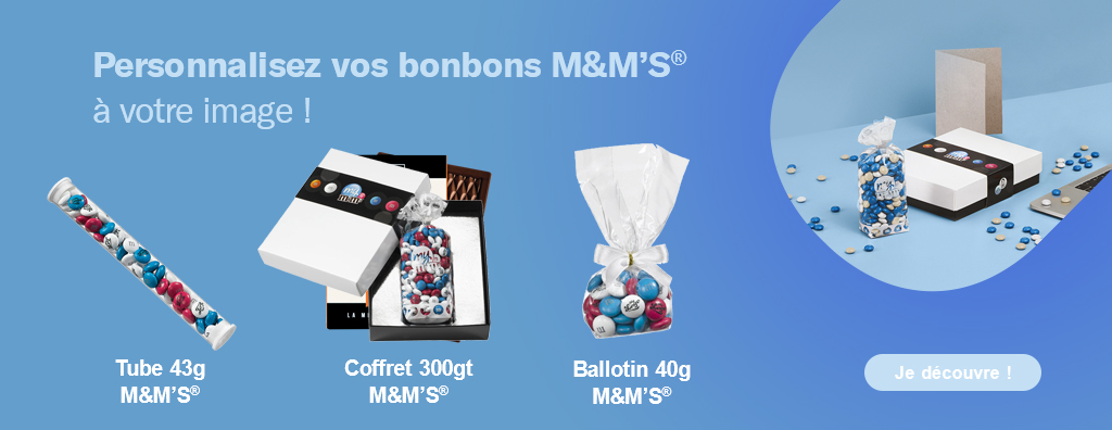 Chocolats M&M's personnalisés | ObjetRama