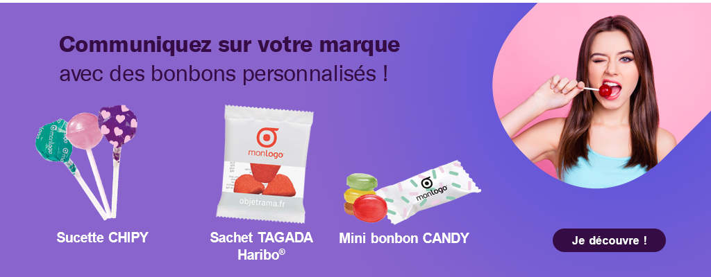 Bonbon publicitaire | Sucette personnalisée | ObjetRama