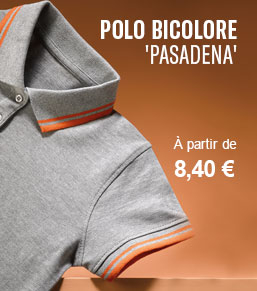 Polo personnalisé bicolore - objetrama Polo personnalisé bicolore - objetrama